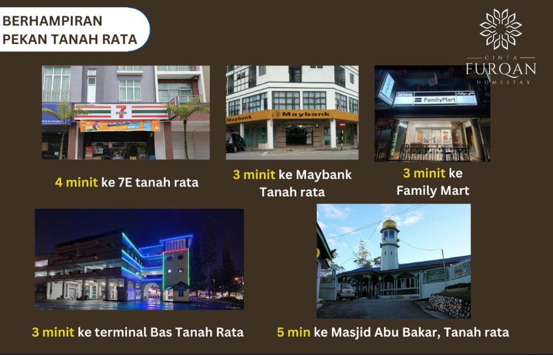 Homestay Cinta Furqan 1 - Apartment Cameron Highland Tanah Rata Exterior foto